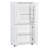 White Bathroom Floor Cabinet With 4 Doors, Adjustable Shelves, Made Of For A Long Time Use Storage Waterproof Long-Term
