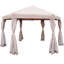 Pavillon de jardin d'extérieur avec matériaux et conception portative 13 pi. Tente pour les fêtes dans la cour-994151390