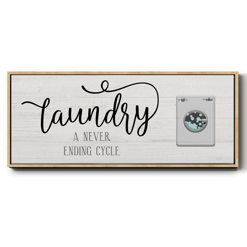 «Never Ending Laundry», toile encadrée, H 24 po x l 60 po