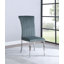 Ensemble de 2 chaises d'appoint incurvées Keiran gris foncé (ensemble de 2)