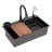 Stainless Steel Multifunction Kitchen Sink With Faucet-112201410