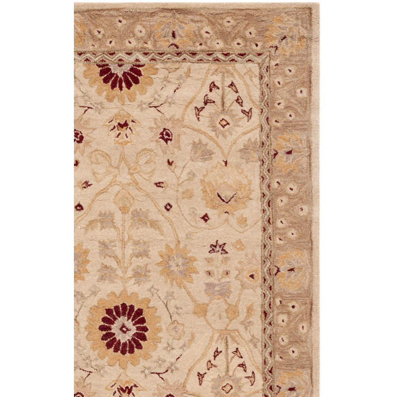 Tingley Hand Tufted Wool Pile Oriental Rug, Rectangle 9' x 12'