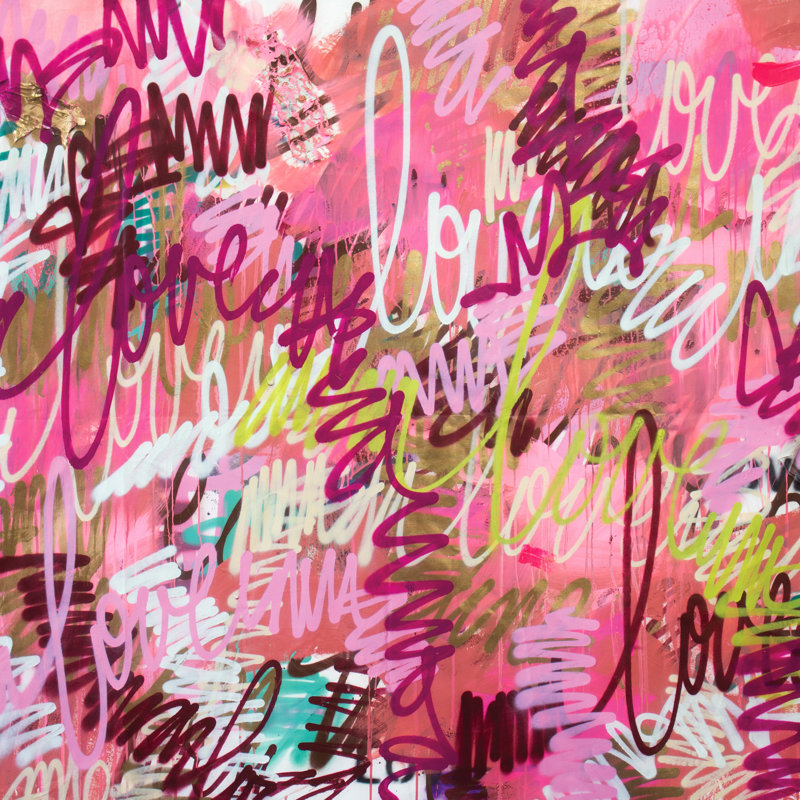 «Love Layers» par Kent Youngstrom - impression sur toile tendue, L 12 po x H 12 po
