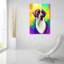 Art mural en verre épique «Pop Art German Shorthaired Pointer 2» par Furbaby Affiliates-821103929