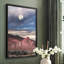 «Last Light On», reproduction encadrée Butte rayée - bois massif-1737742092-1737742095