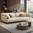 Khaki Polyester Modular Sofa-896906150-896906151