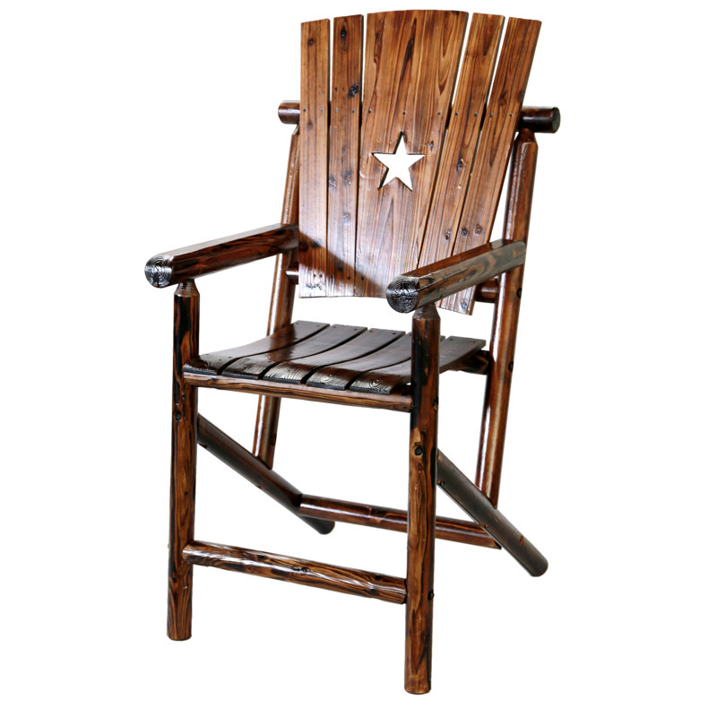 Ardoin Pine Outdoor 25.75'' Counter Stool