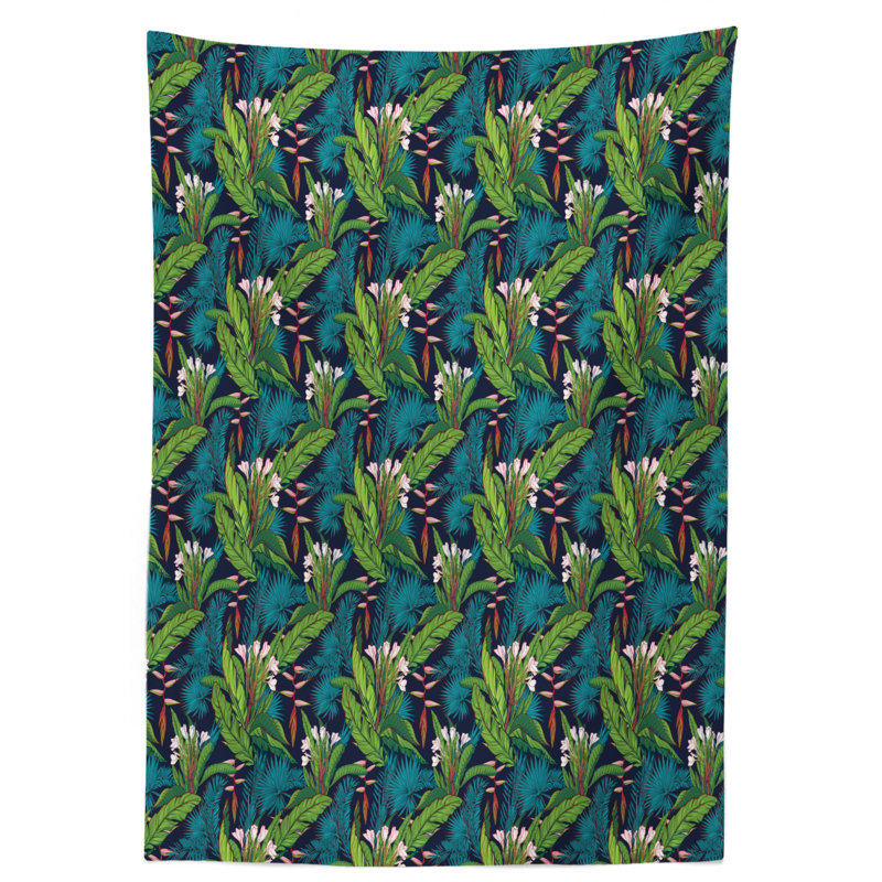 Leaf Tablecloth, 84" L x 60" W