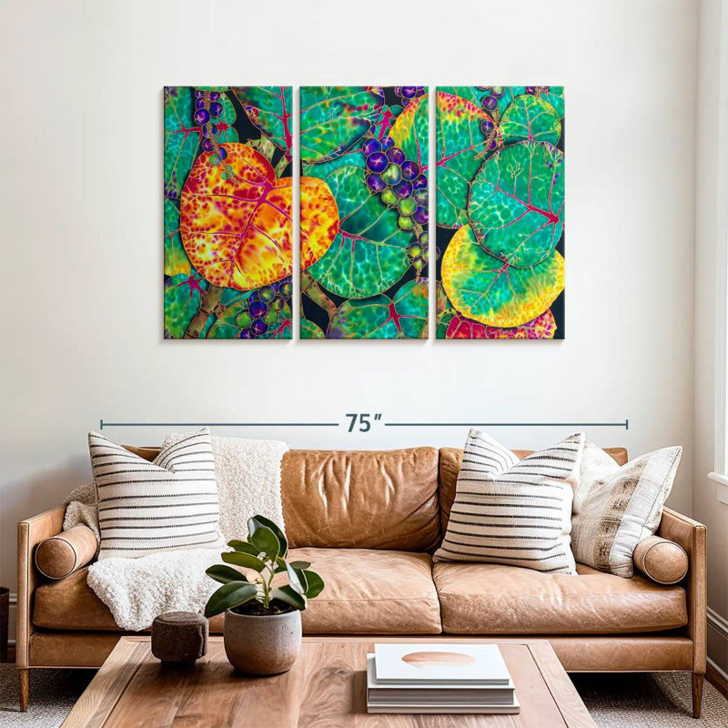 Harnek Seagrape, 36" H x 57" W
