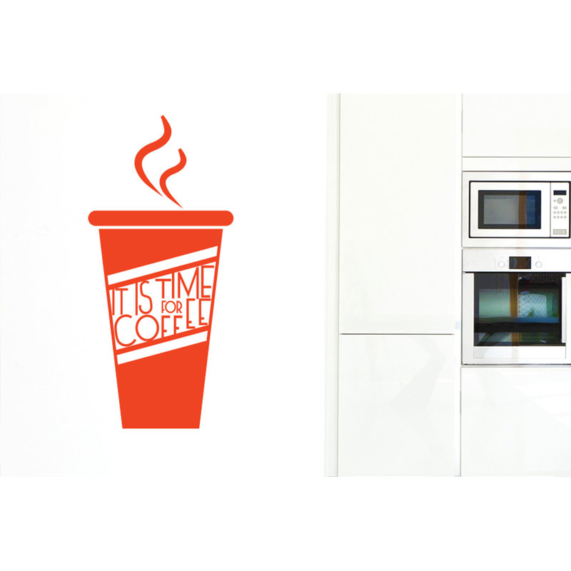 Food & Beverage Wall Decal, Large, Orange