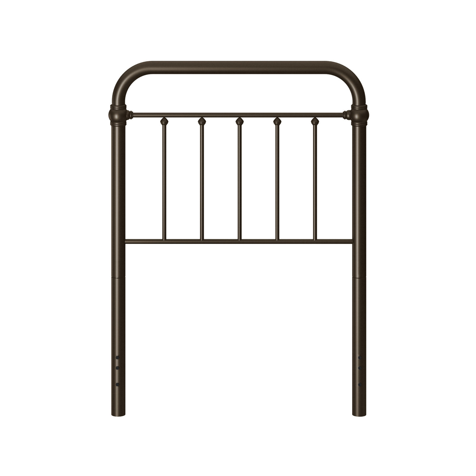 Shumacker Steel Slat Headboard, Twin, Dark Bronze