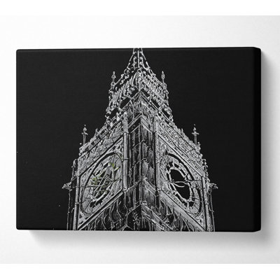 London Big Ben - Wrapped Canvas Print