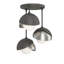 Brooklyn 3 - Light Double Shade Semi Flush Mount-66074546-66074547