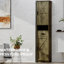 Armoire de rangement haute avec 2 portes et 1 tiroir, tablettes réglables, pour la salle de bain, le salon, le vestibule, le tiroir de grange fonctionnel de la salle de bain, cuisine polyvalente, fonctionnalité-644222983