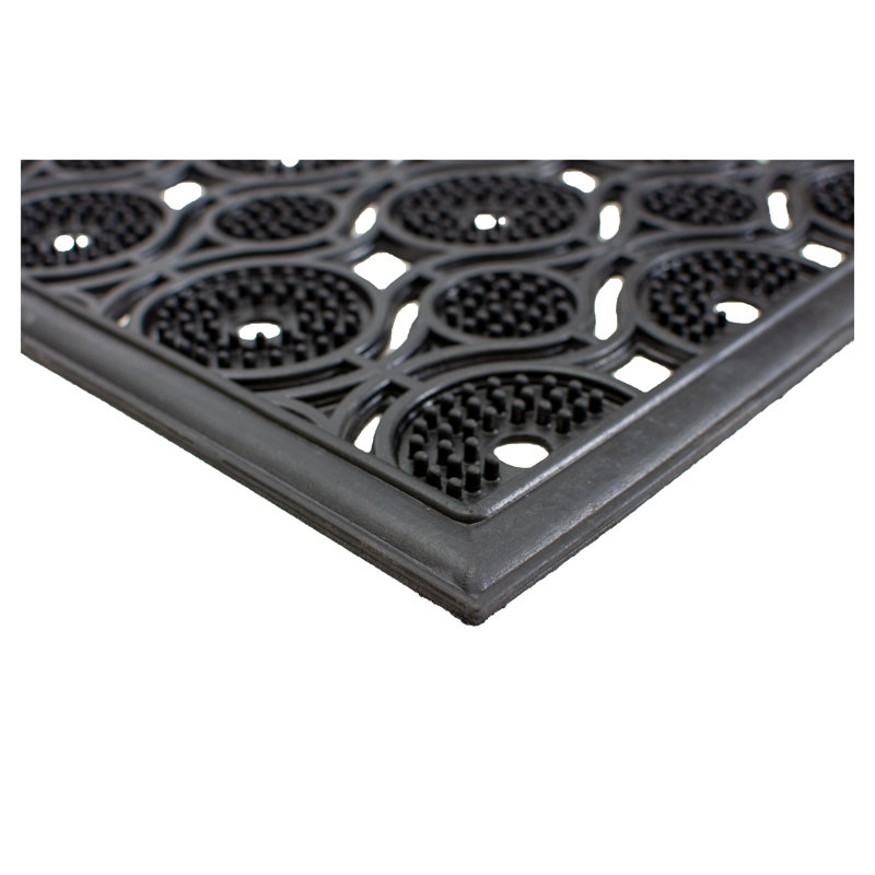 Kreutzer Non-Slip Geometric Outdoor Doormat