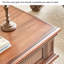 Table basse en bois massif avec rangement