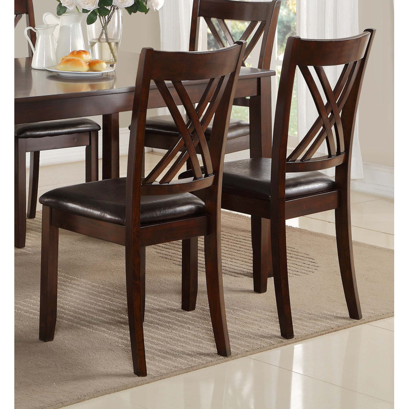 Ensemble de 7 pièces de table de salle à manger 7 pièces, Brun expresso, Brun expresso
