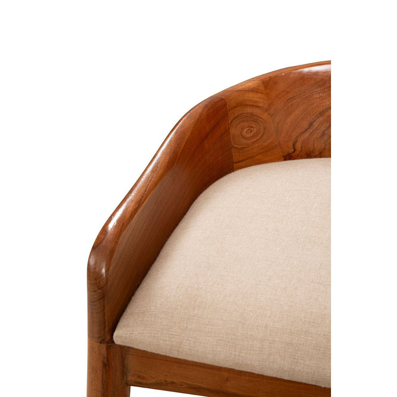Saddle 34" Tall Counter Stool, Brown