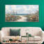 «Blooming Shoreline By Studio Arts», art mural encadré