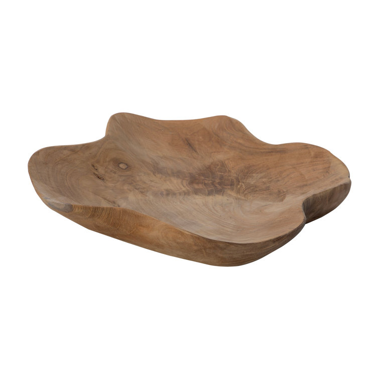 Loon Peak® Georgenne Teak Serving Bowl | Wayfair