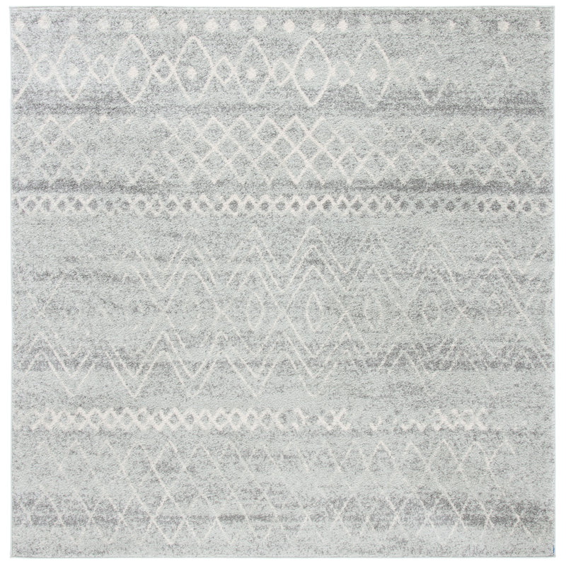 Shackelford 700 Performance Geometric Rug, Square 6'7"