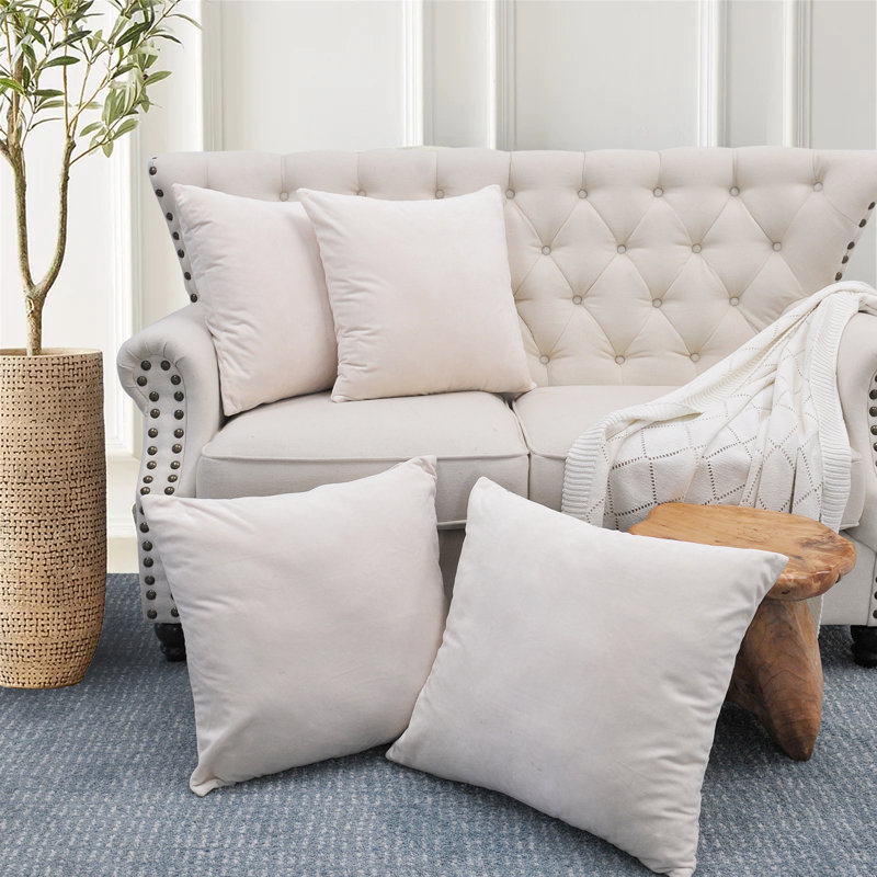 Square Cushion Cover, Ivory