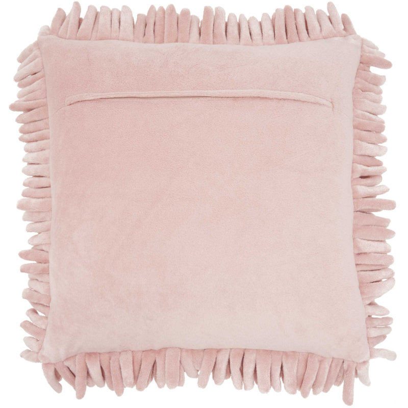  Housse de coussin carré et insert, Rose