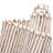 Square Kassandra Striped Hand Loomed Jute Area Rug in Beige-331536996