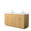 Elan TK 66" Freestanding Double Bathroom Vanity with Quartz Top-87643413-87643412-87643411