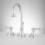 Melanie Widespread Gooseneck Bathroom Faucet with Lever Handles