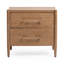 Alisen Oak Wood Nightstand
