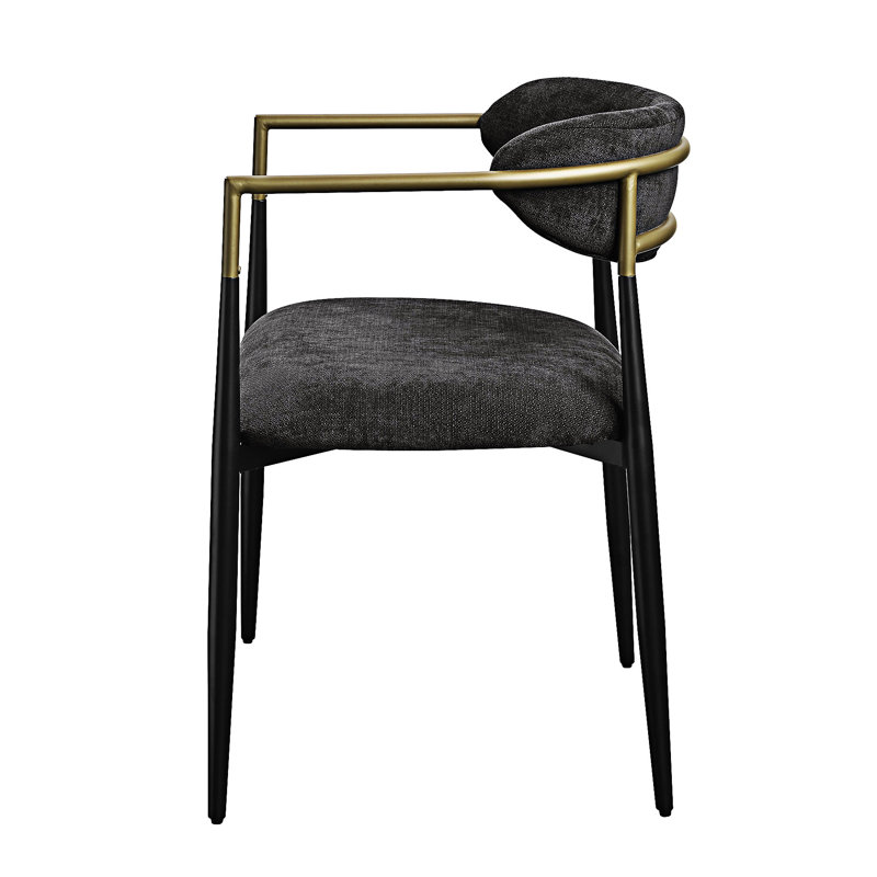 Chaise d'appoint rembourrée (ensemble de 2)