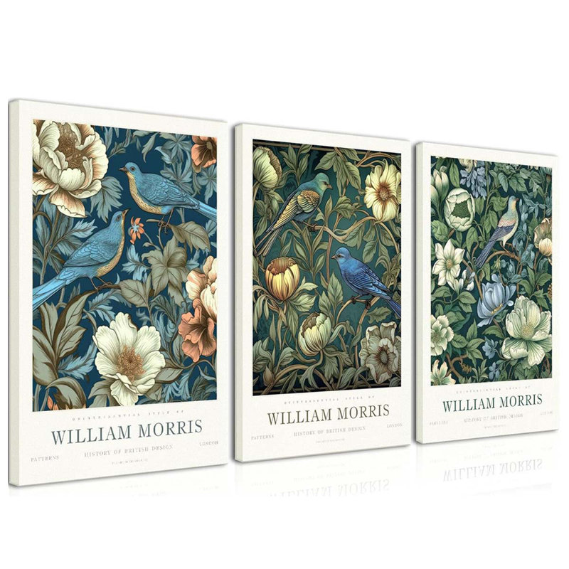 3 Piece Wrapped Canvas Print, 60 cm H x 40 cm W