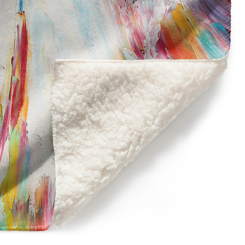 Couverture sherpa doux anges, l 51 po x L 60 po