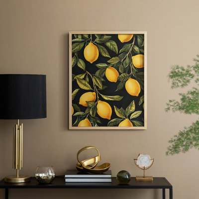 WM MORRIS Series DLXXVIII Framed Print - Solid Wood