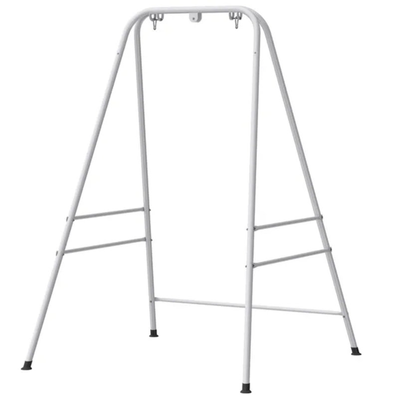 Support de hamac pour l'intérieur et l'extérieur, support de balançoire en acier robuste avec patins antidérapants et 2 mousquetons