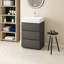 Meuble-lavabo autoportant à simple cuve 24 po Rokeya-580153394-580153395