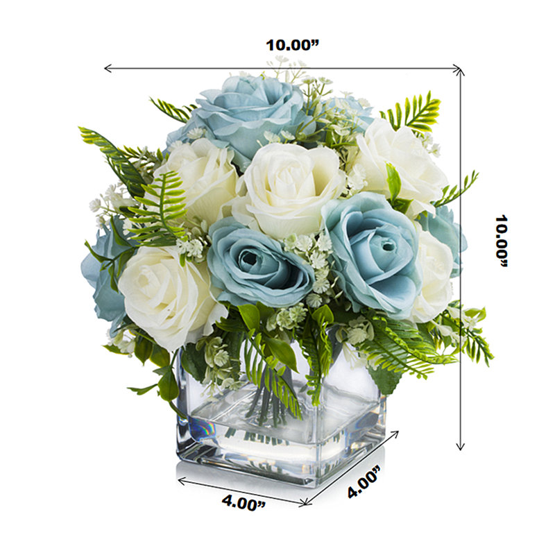 Arrangement de roses dans un vase