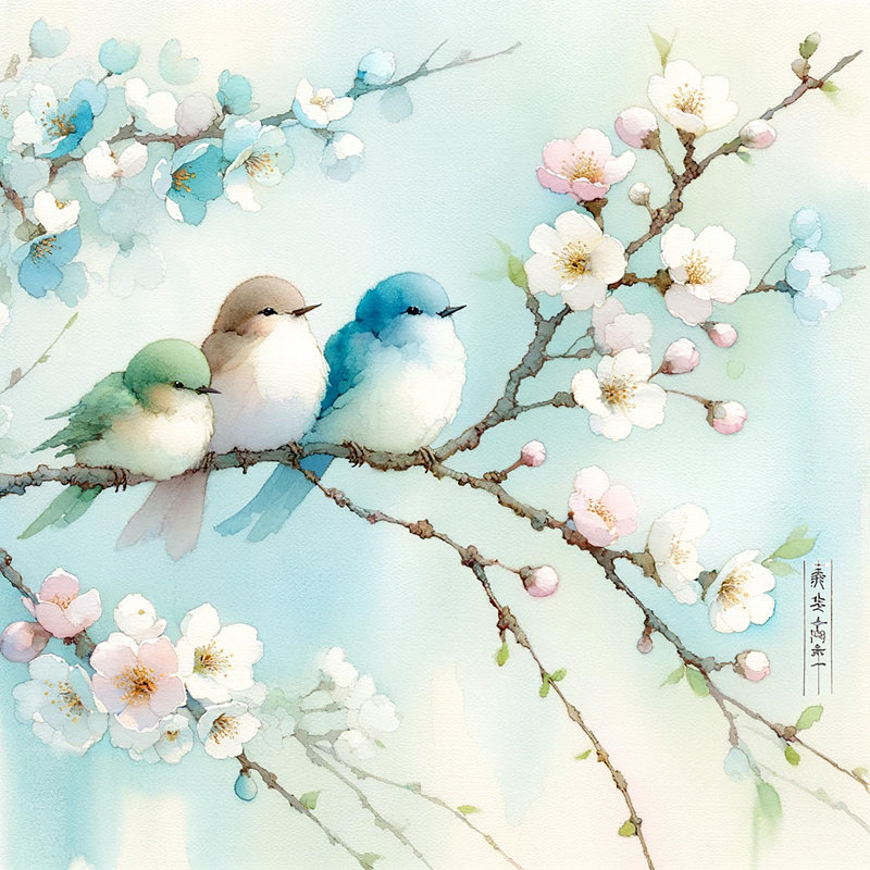 " Spring Harmony ", 20" H x 20" W x 1.5" D