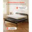 Bunkie Board, lit très grand californien 72,4 x 83,8 po, sous-matelas pliable avec sangles autoagrippantes, noyau en PP avec tissu Oxford 600D, anti-affaissement pour les cadres en métal, les lits superposés et les canapés-lits
