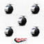 Ensemble de 5 roulettes pour 2 roulettes