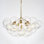 Lustre sphérique unique à 6 lumières Metson