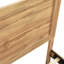 Grand lit de style rustique, finition naturelle, lit dans une boîte, livré avec des éléments de cadre, stratifié pour une utilisation à long terme, cadre de panneau de finition de chambre à coucher, conception, tête de lit et rails inclus, longévité, décoration