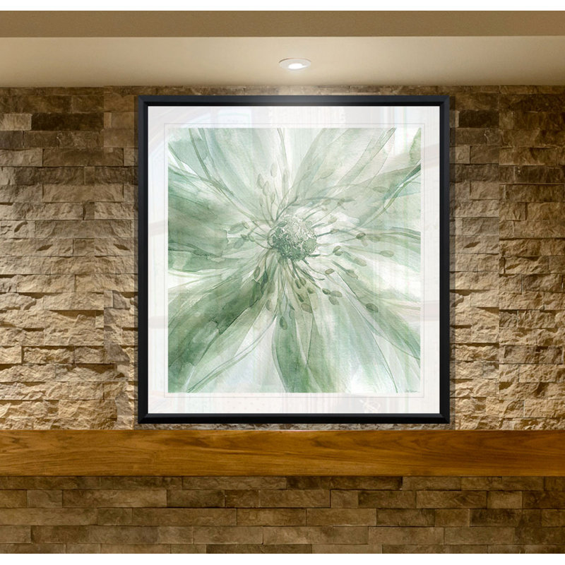 « macro sage fleur i », reproduction de peinture à l’huile sur toile tendue, H 17,5 po x l 17,5 po x P 1,5 po