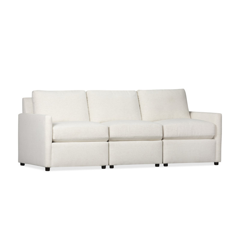 Canapé modulaire 3 pièces 90 "Damari, Chenille Crypton® neige Nomad