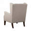 Chaise rembourrée en polyester avec 4 pieds