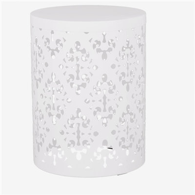 Metal frame side table, side table, outdoor