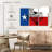 Borges Texas Flag With Map-108172224