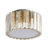 Aubreey Modern Crystal Ceiling Light Fixture, Flush Mount Crystal Chandelier, Crystal Ceiling Fixtures for Kitchen Bedroom Living Room G9 Socket-356745449-383817339