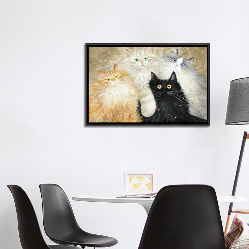 « die flauschige bande the moelleux gang » par kim haskins-impression sur image, H 32 po x l 48 po x P 1,5 po